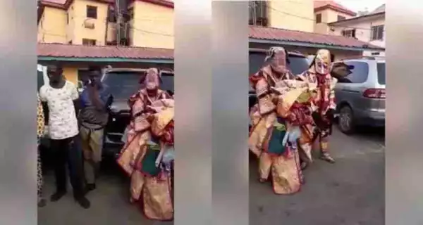 Masquerades Arrested For Robbing Residents In Lagos